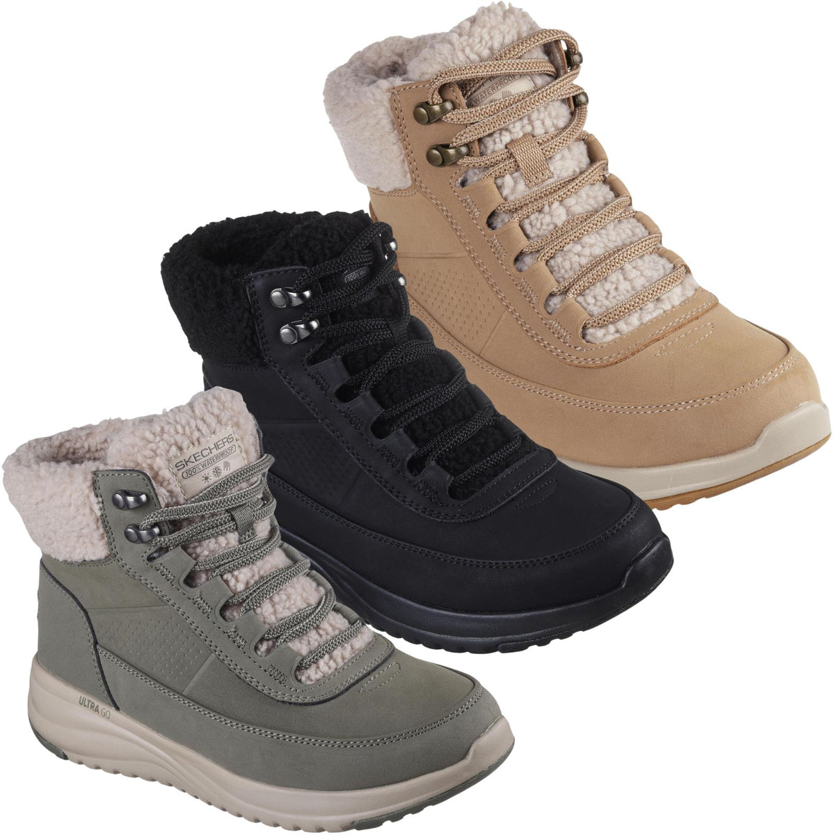 Skechers waterproof boots womens on sale