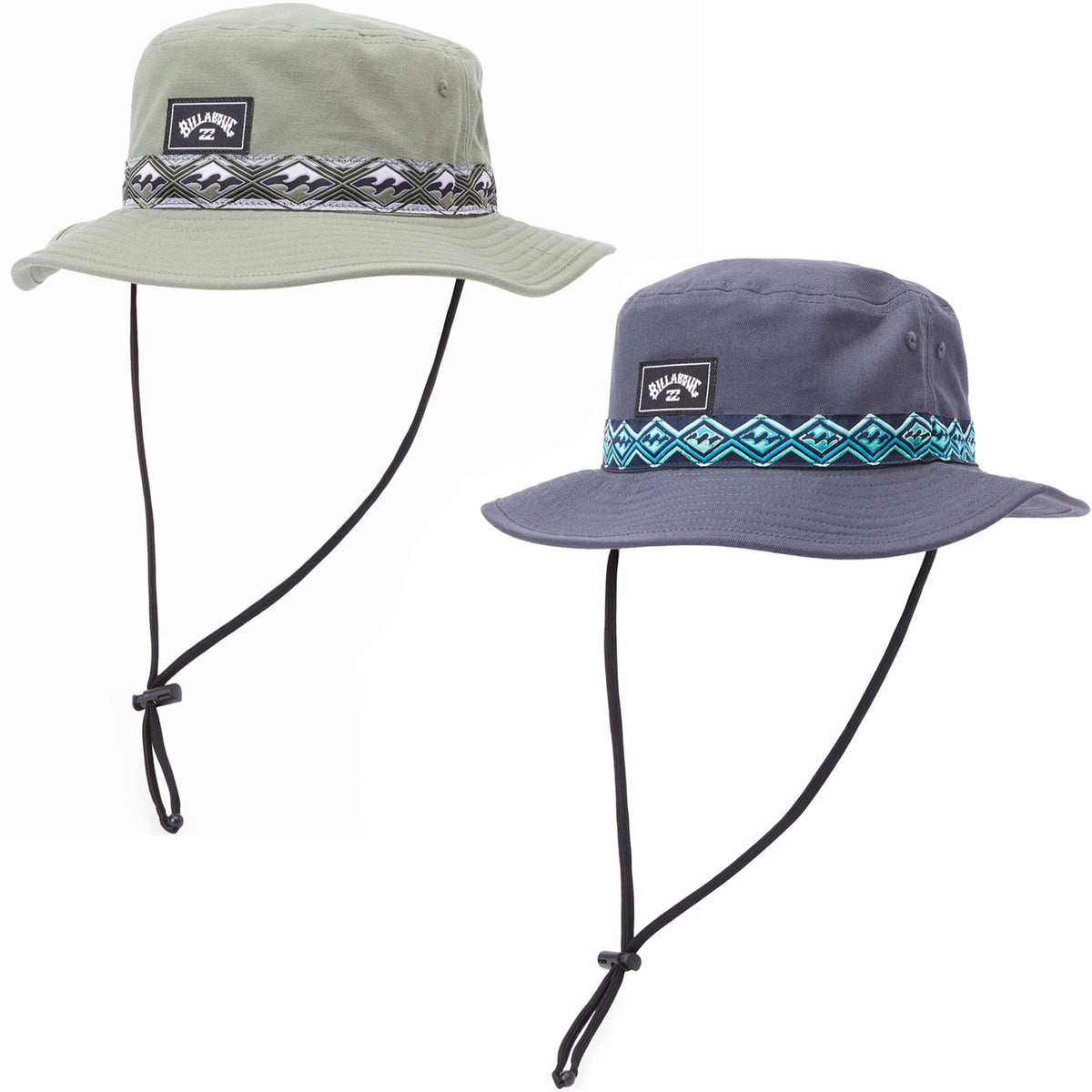 Surf Monkey Bucket Hat Bonnet de pêcheur homme/femme sans corde 100 % coton, bleu marine, S/M Surf Monkey Bucket Hat Bonnet de pêcheur homme/femme sans corde 100 % coton, bleu marine, S/M
