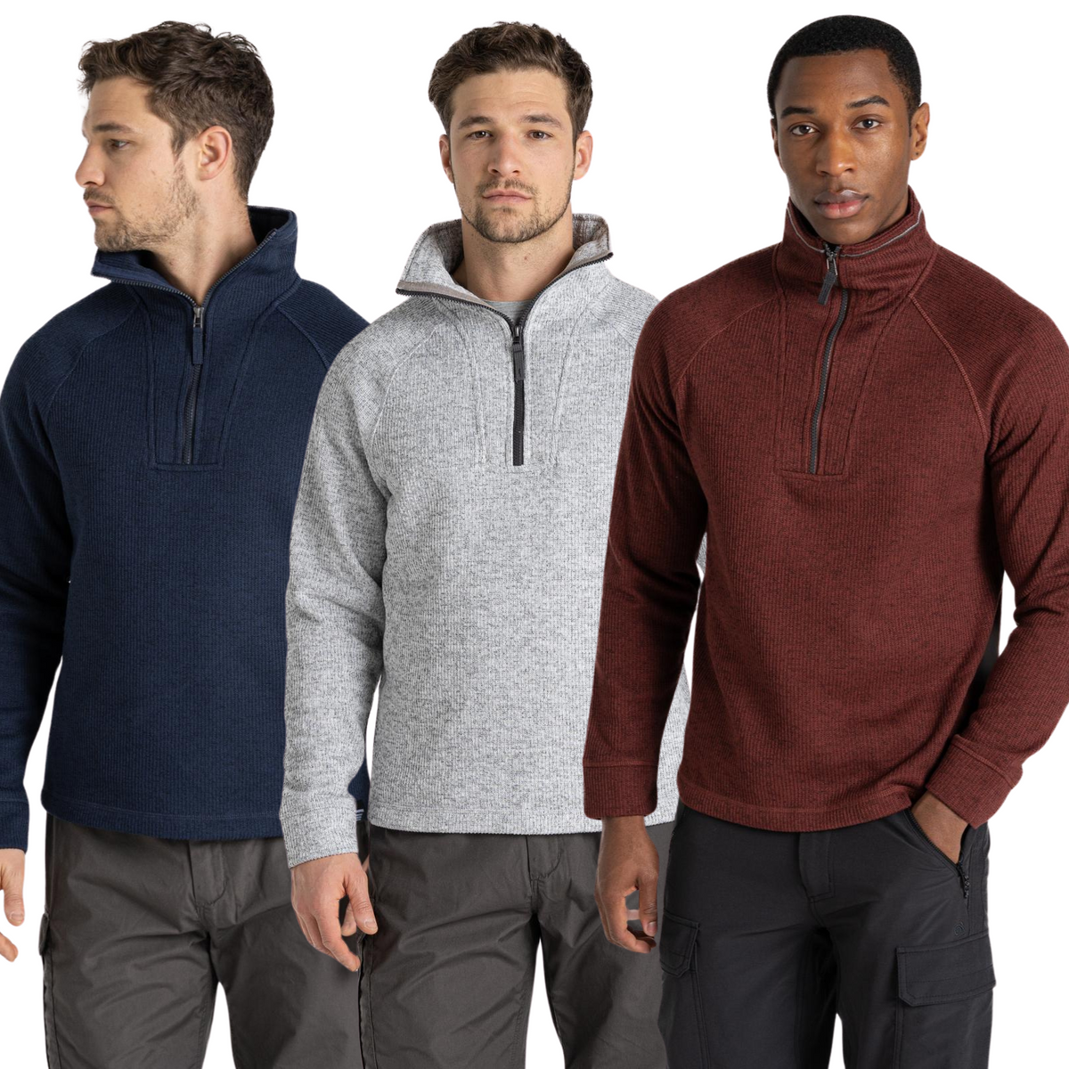 Buy Craghoppers Mens Karlton Half Zip Fleece Blue Navy