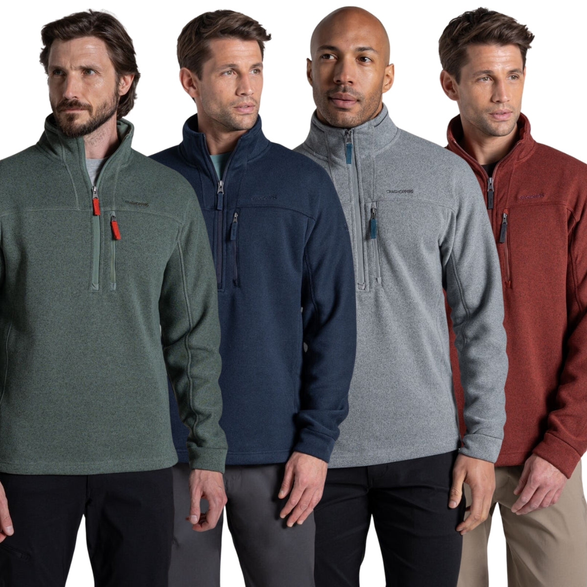 Craghoppers Mens Torney III Knitlook Half Zip Fleece – Avenue 85