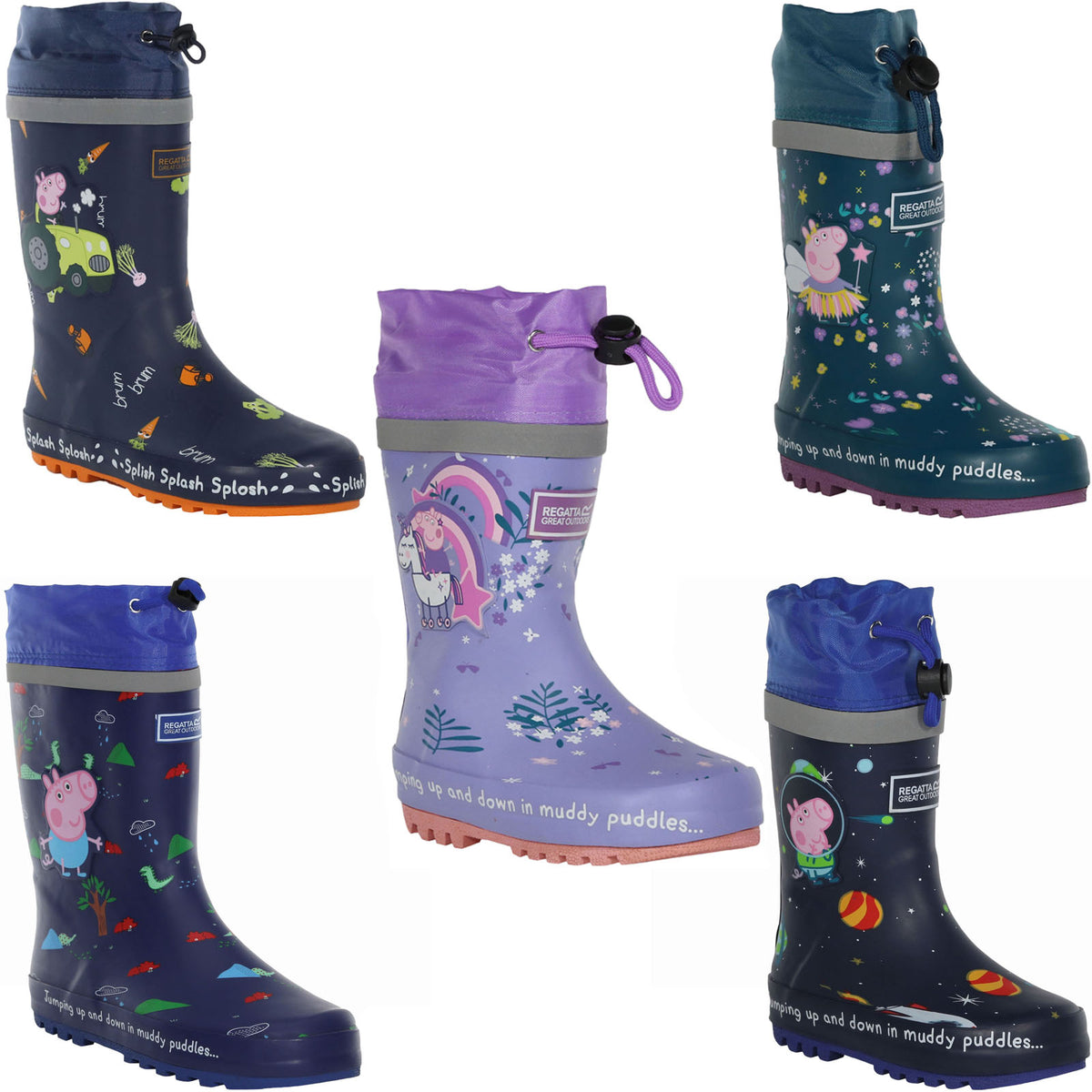 Regatta Kids Peppa Pig Splash Wellies – Avenue 85