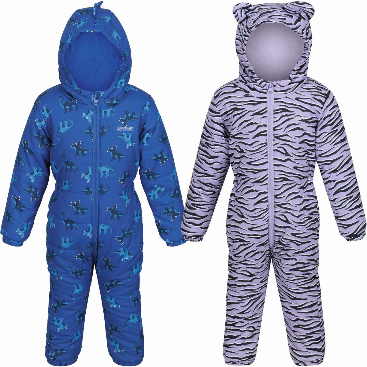 Regatta Kids Penrose Fullzip Insulated Fleece Lined Hood Puddle