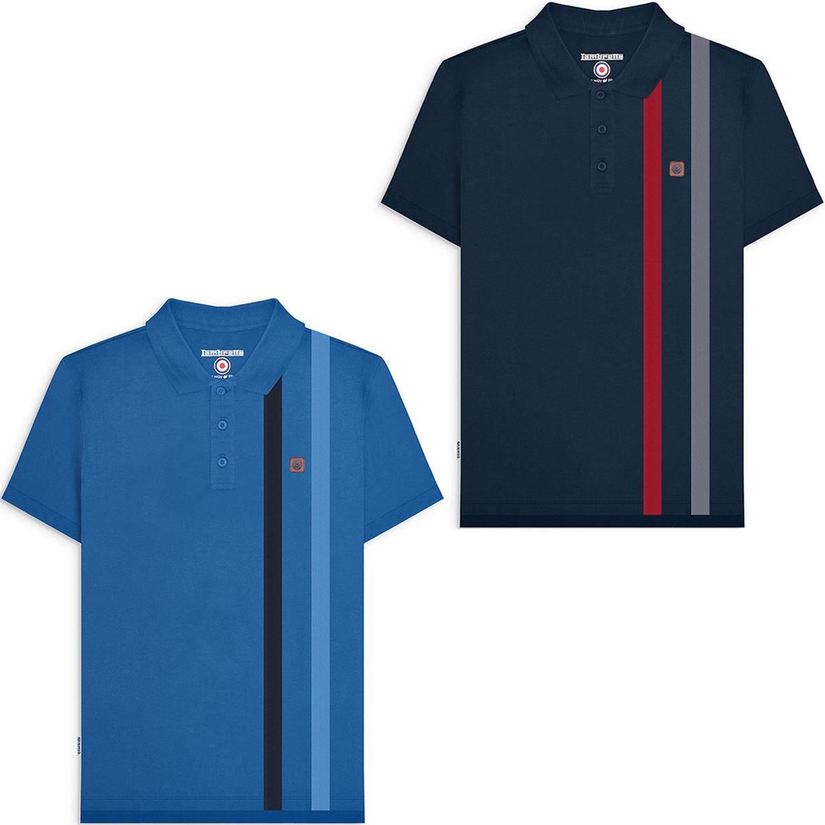 Henry Performance Short Sleeve Stripe Polo in Bluffton main image 0