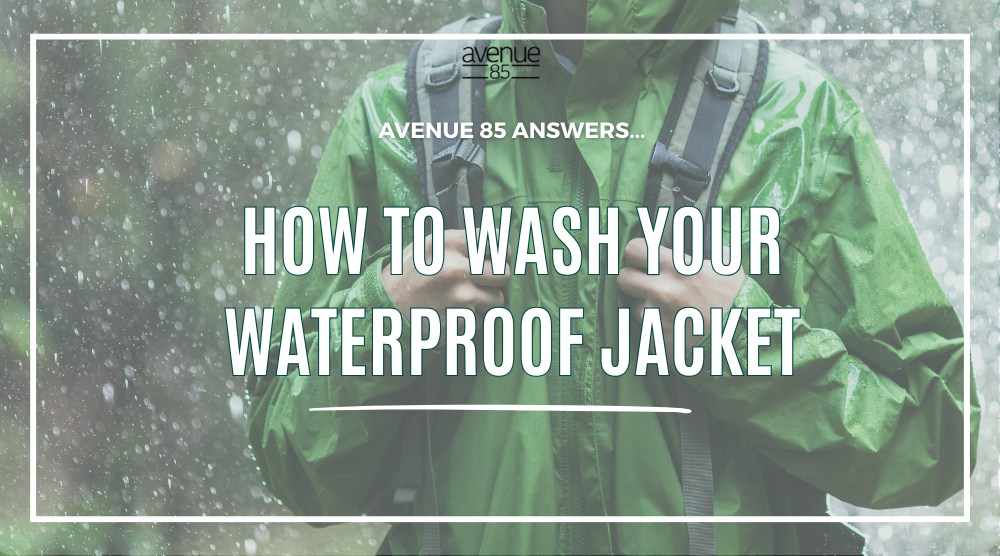 How to wash a waterproof jacket
