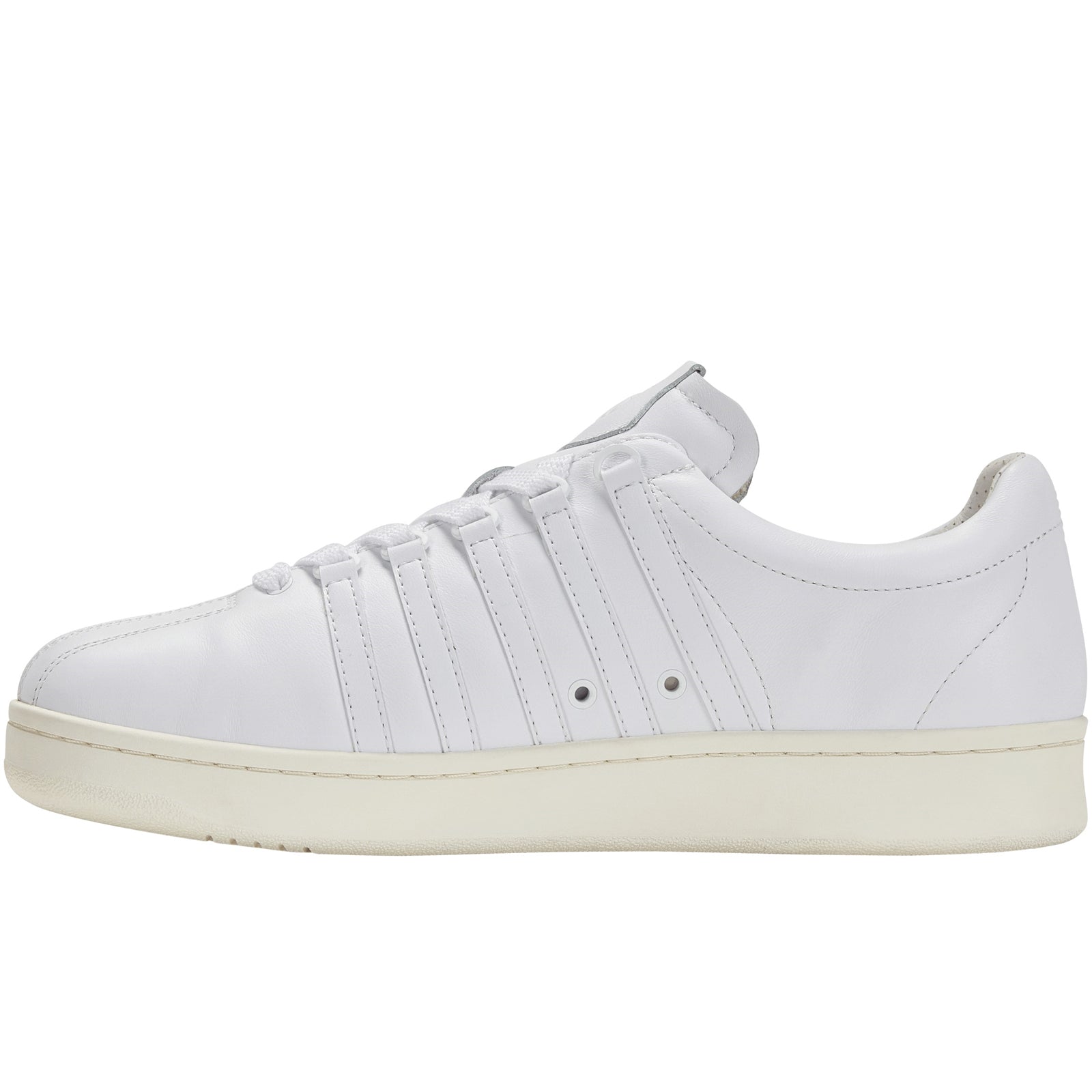 K-Swiss Mens Classic GT Leather Retro Trainers Snow White