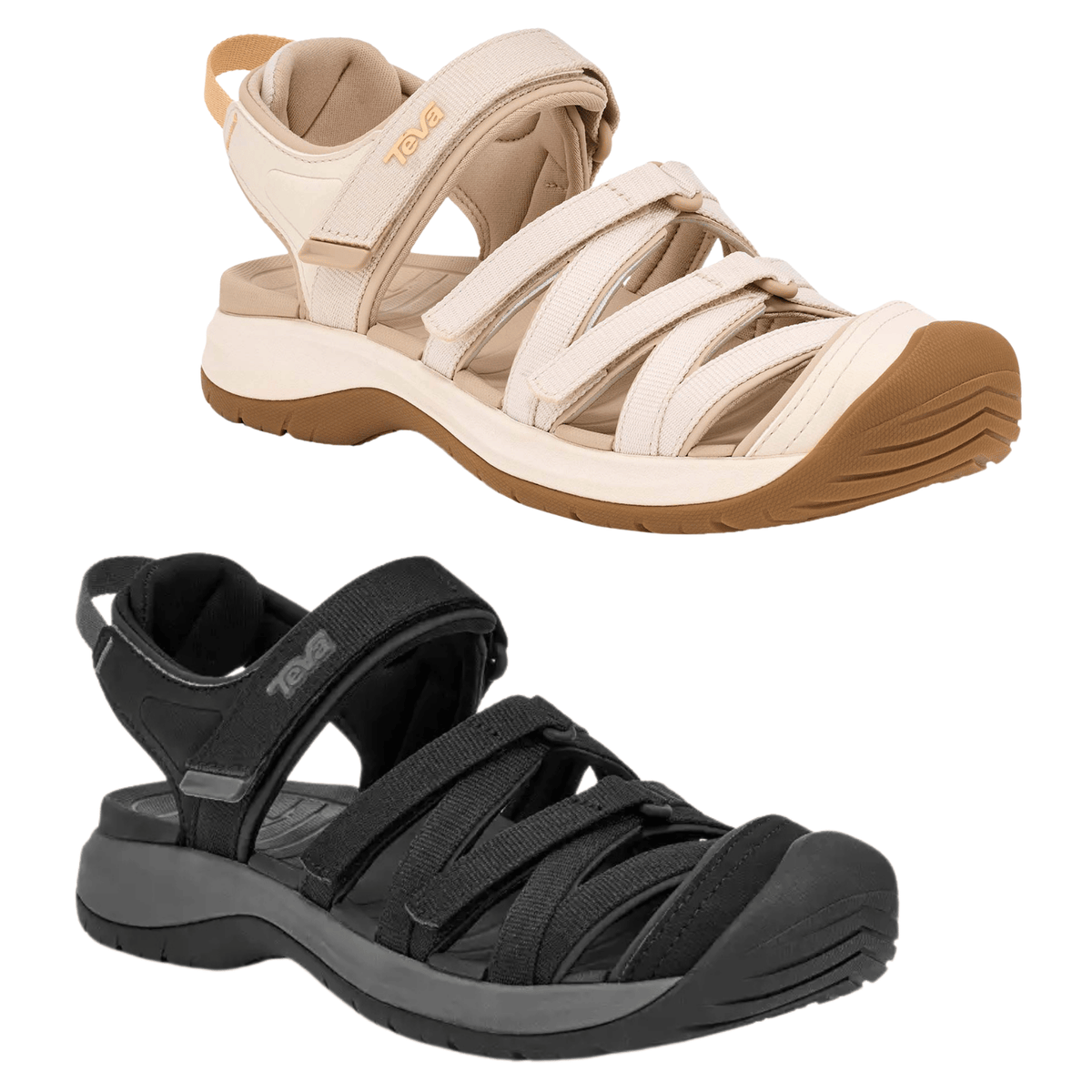 teva closed toe shoes