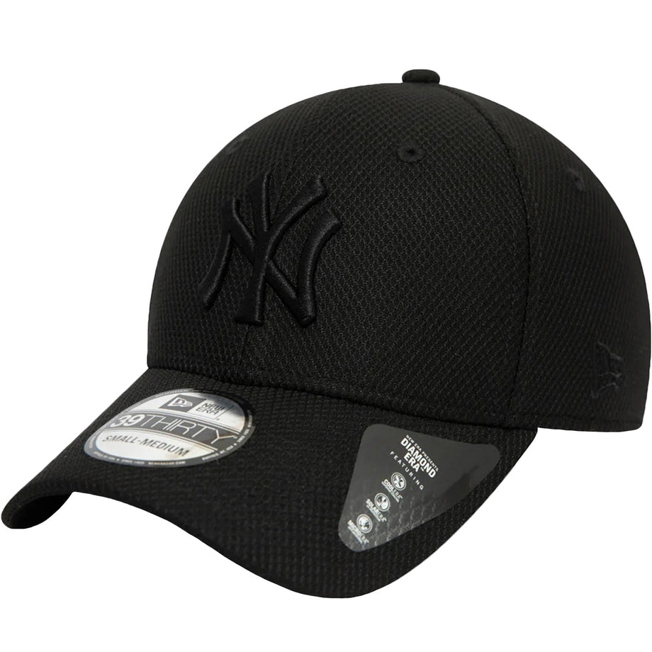 New Era Mens New York Yankees Diamond Era 39THIRTY Stretch Cap