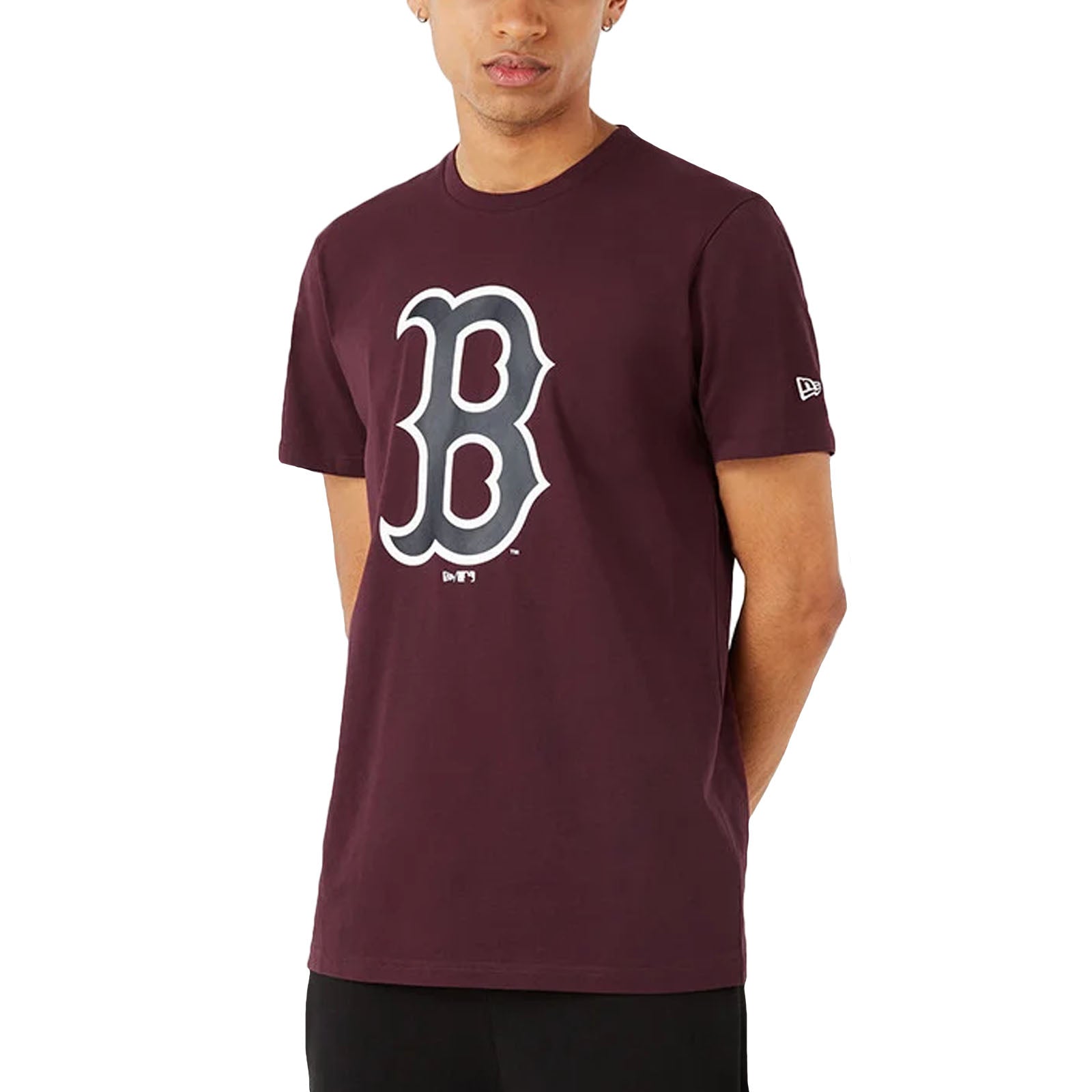 New Era Mens Boston Red Sox MLB Team Logo T-Shirt Maroon – Avenue 85