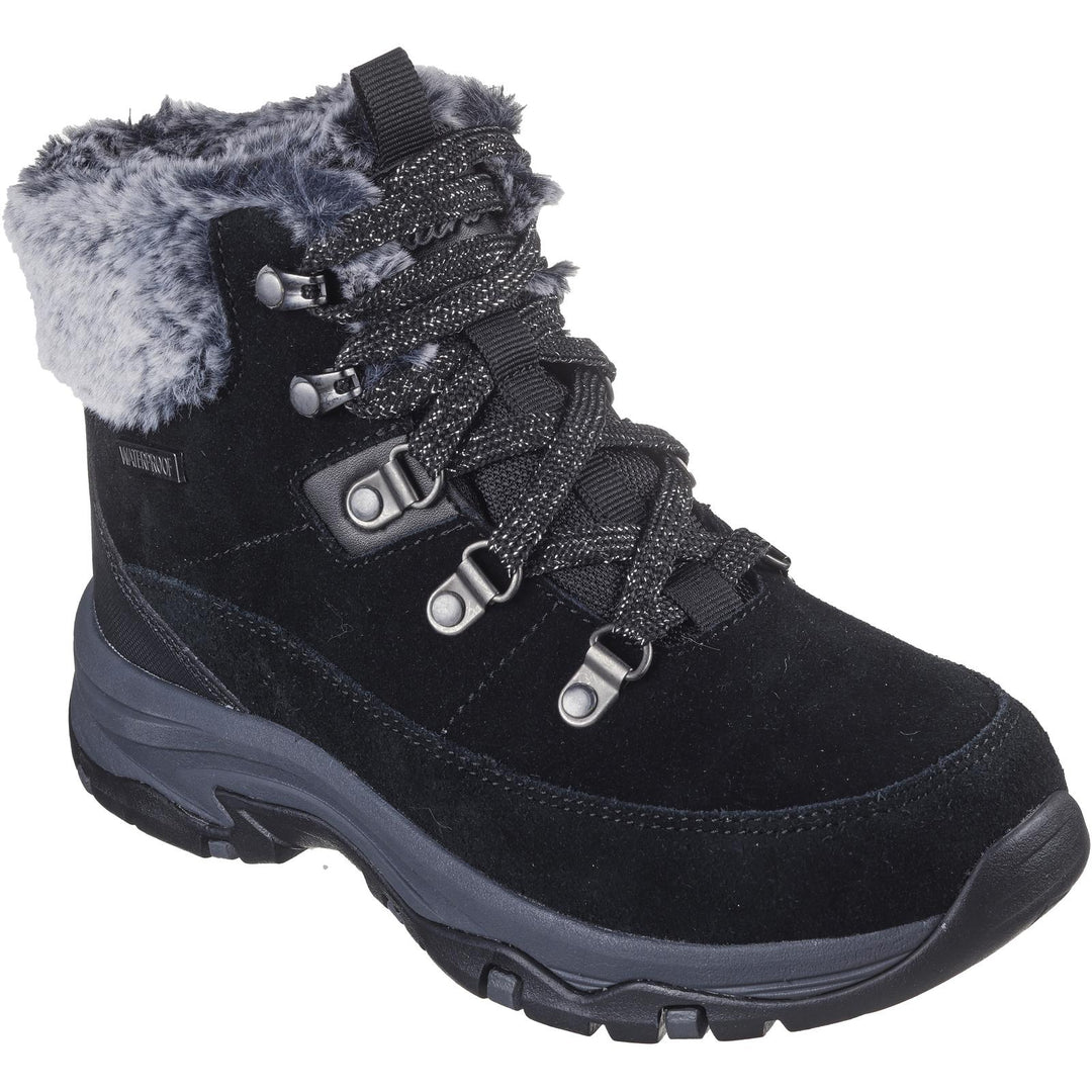 Skechers Womens Trego Snow Worries Waterproof Walking Hiking Snow