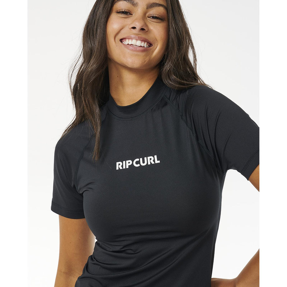 Rip Curl Womens Classic Surf Short Sleeve Rash Vest Avenue 85