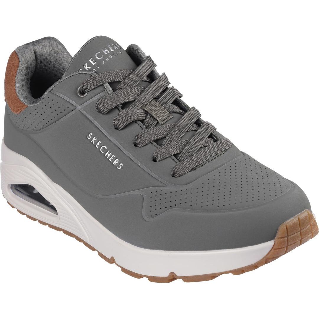 Skechers Memory Memory Foam Trainers Mens Skechers Mens Uno Suited