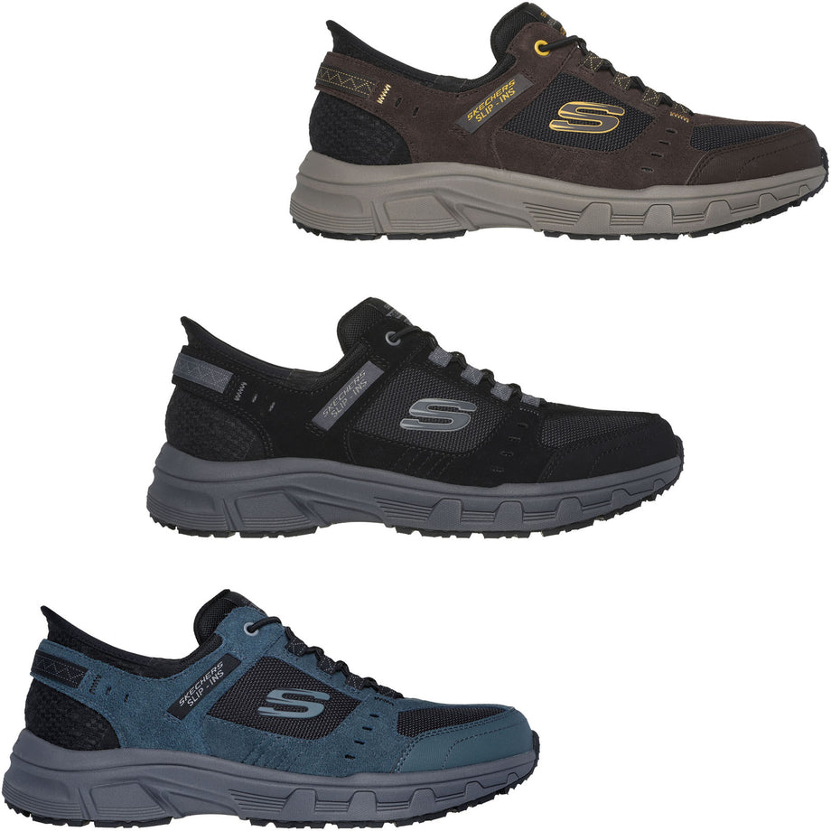 Skechers Mens Oak Canyon Consistent Winner Meomory Foam Trainers Avenue 85