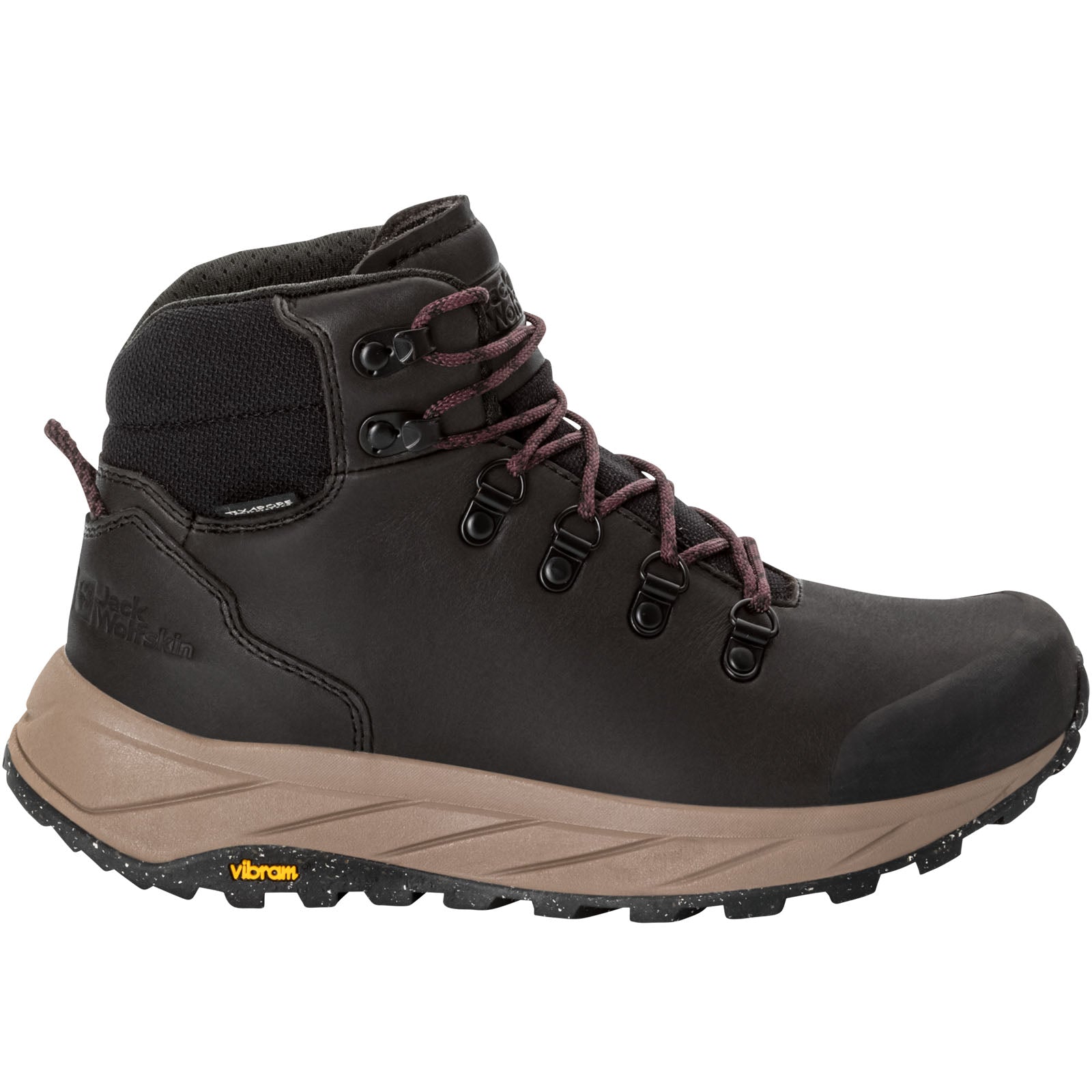 Jack Wolfskin Botas Trekking Hombre - Refugio Texapore Mid - brown / phantom