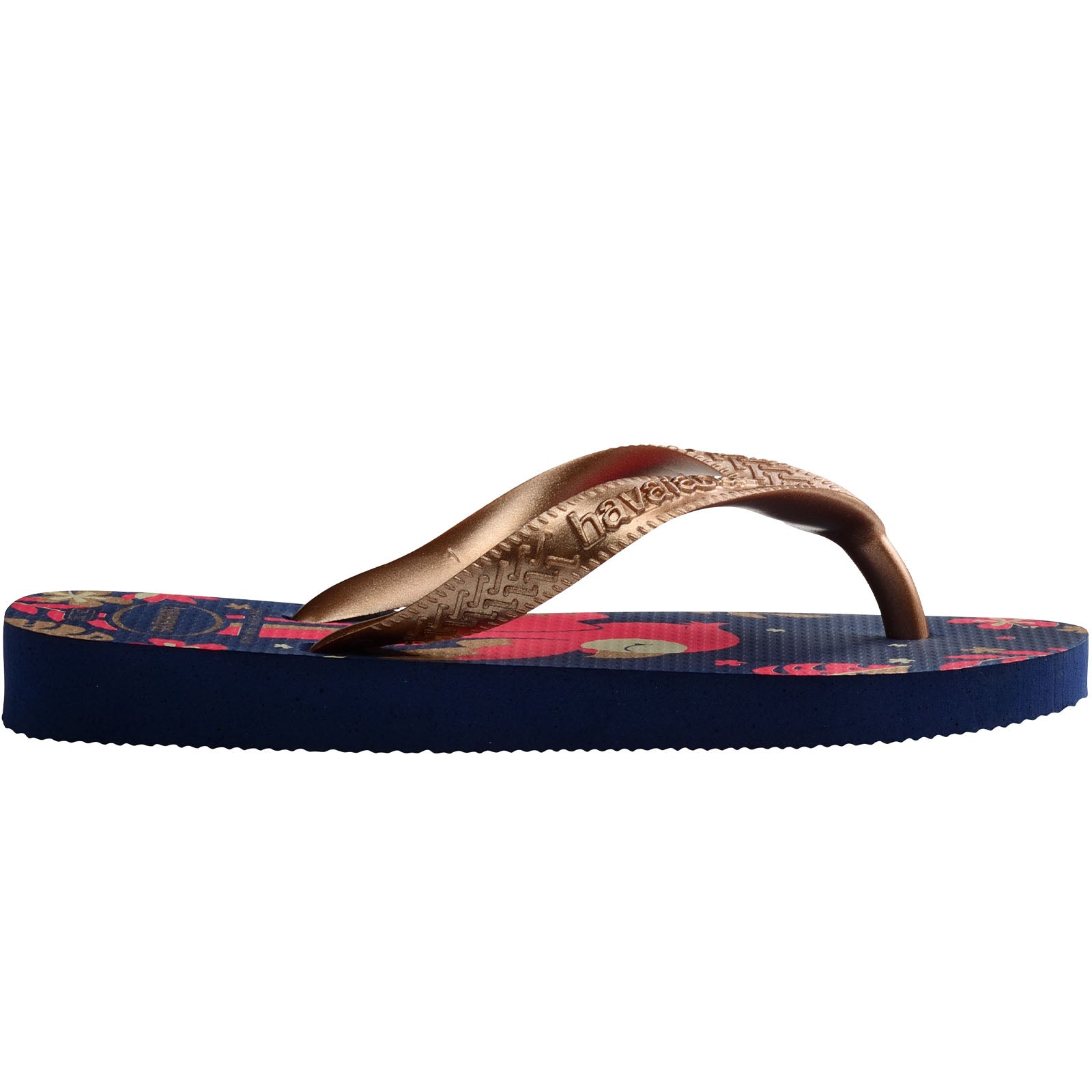 Tongs Havaianas Top Fun Pour Garçon - Vert/Noir, Semelle Antidérapante En Caoutchouc