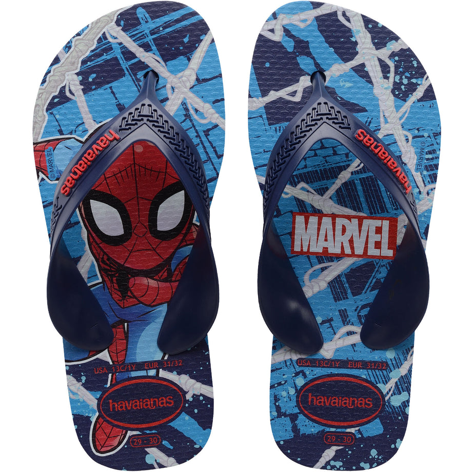 Havaianas Kids Max Marvel Spider-Man Flip Flops Blue – Avenue 85