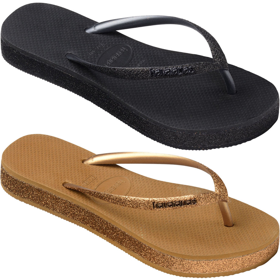 Havaianas Slim Flatform Sparkle Flip Flops – Avenue 85