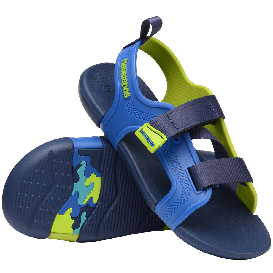 Havaianas Kids Play Active Adventure Hook Loop Navy Blue Avenue 85