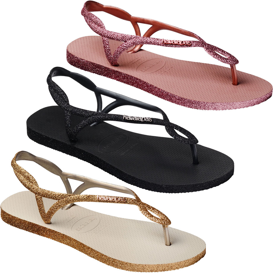 Havaianas Luna Glitter Havana Flip Flops Women's Flip-flops