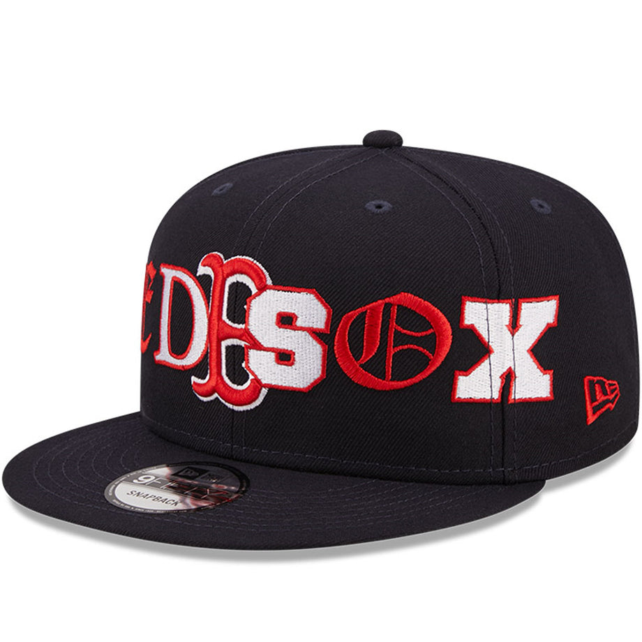 New Era Boston Red Sox 9FIFTY MLB Team Typography Baseball Cap