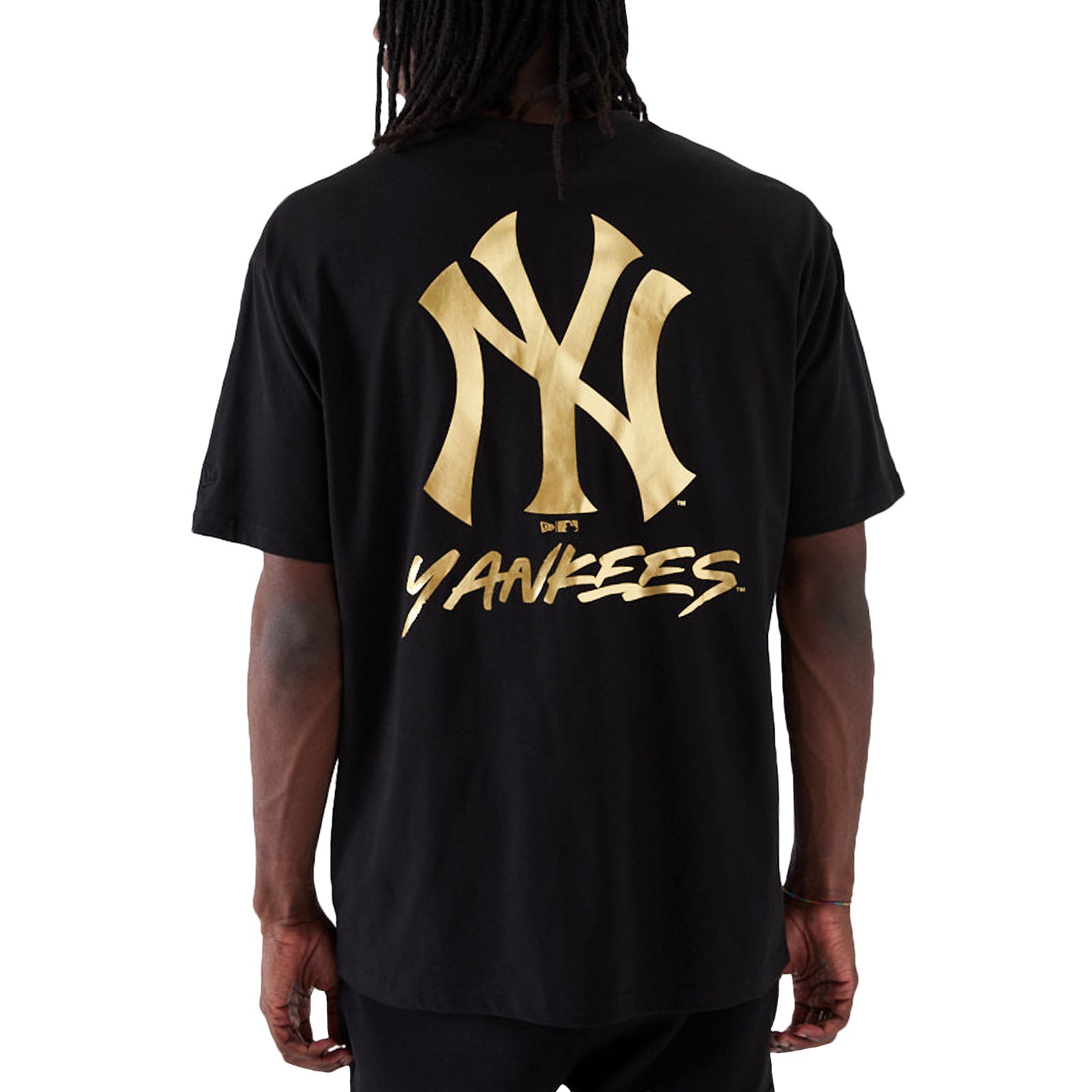 New Era Black Yankees T Shirt New Era Mens New York Yankees MLB