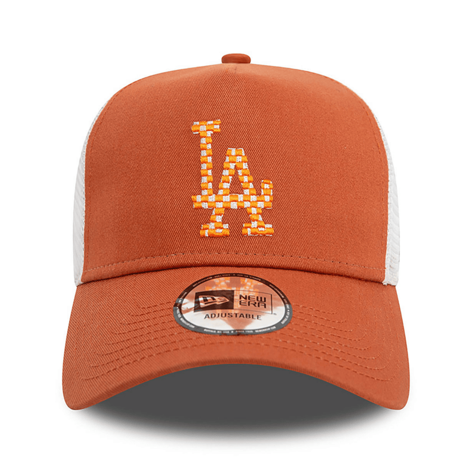 New Era Mens LA Dodgers Seasonal Infill A-Frame Trucker Cap