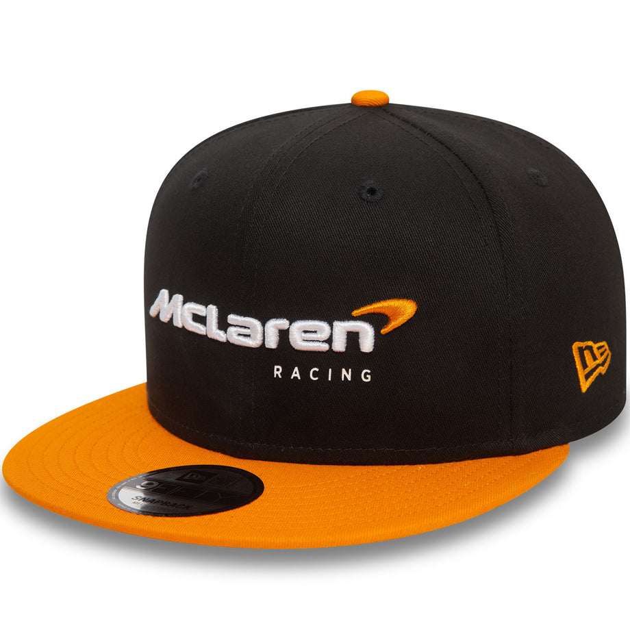 New Era Mens McLaren Racing Essentials 9FIFTY Snapback Cap Black