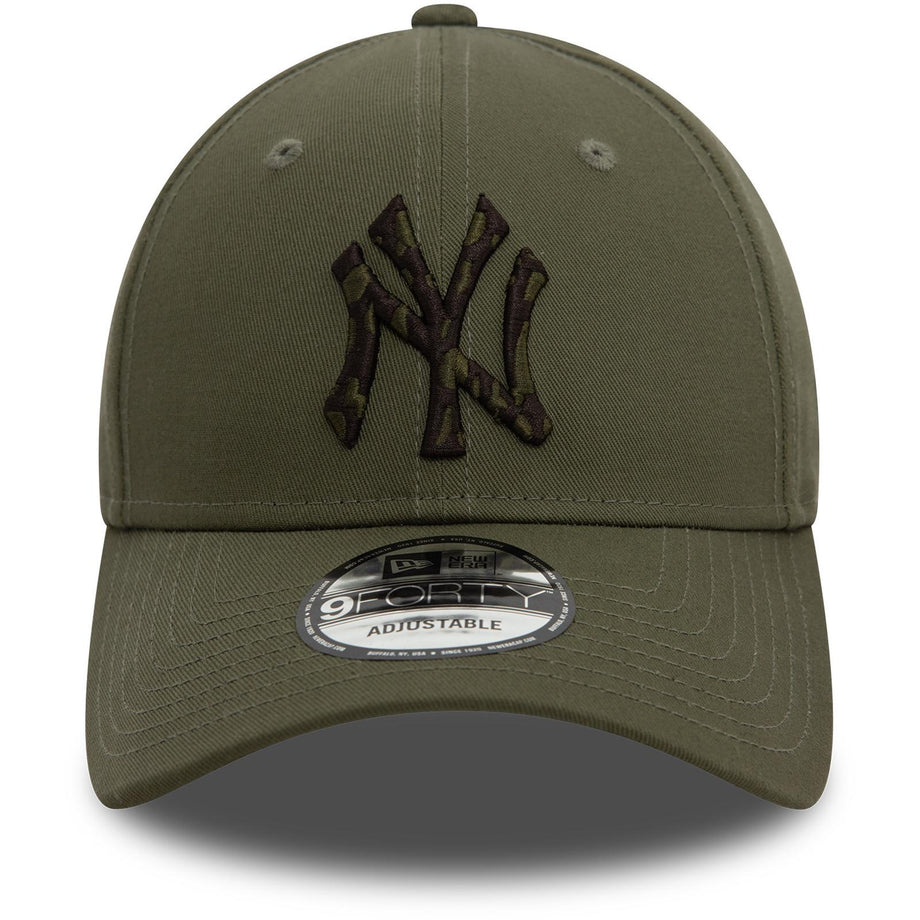 New Era Mens 9FORTY New York Yankees Strapback Cap Green – Avenue 85