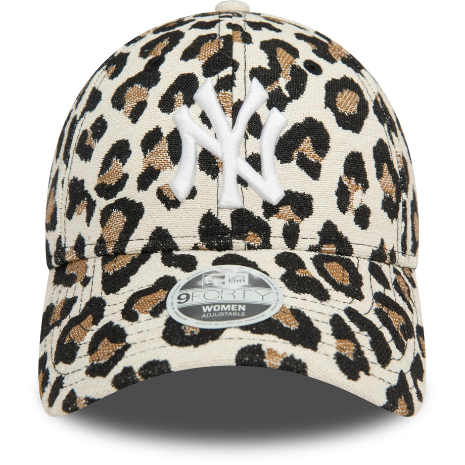 New Era Womens 9FORTY LA Dodgers Baseball Cap Leopard Black