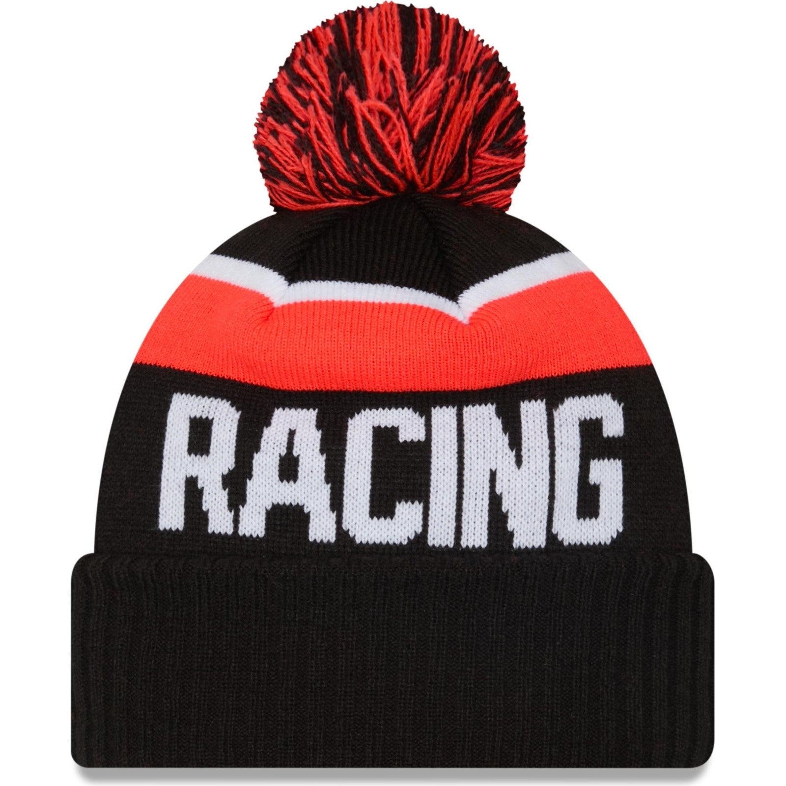 New Era Mens KNIT MEDIUM Mclaren Racing Beanie Black One Size