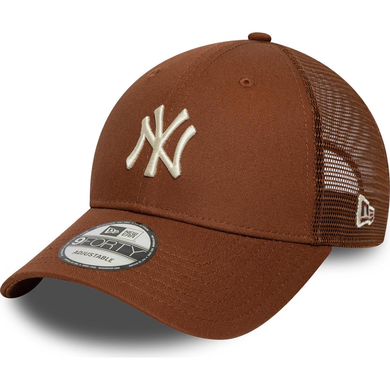 New Era Mens 940 TRUCKER New York Yankees Trucker Cap Brown