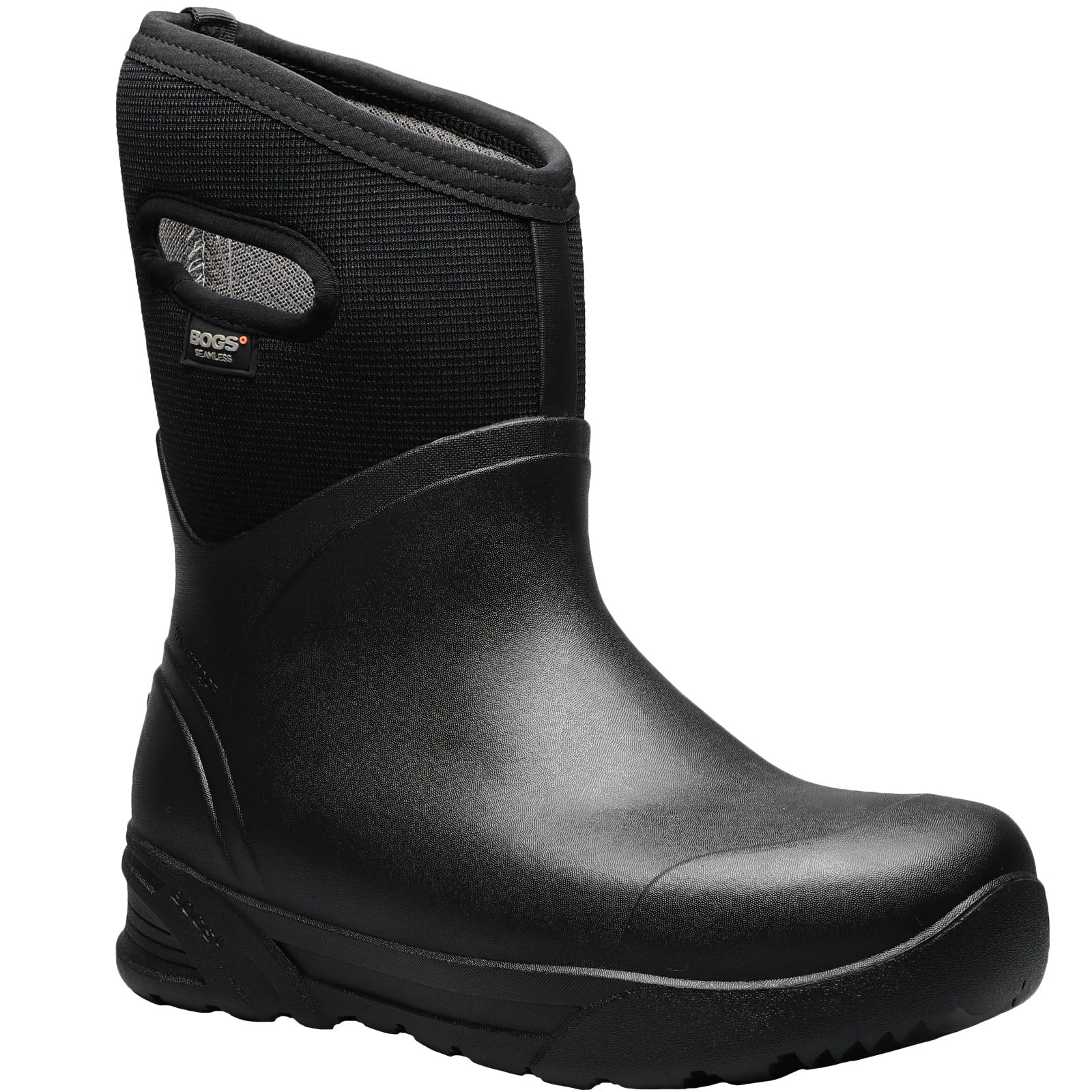 BOGS Mens Bozeman Mid Rise Wellington Boots Wellies Black