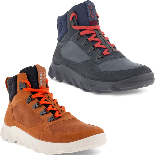 ECCO Mens MX Mid Rise Lace Up Walking Boots Avenue 85