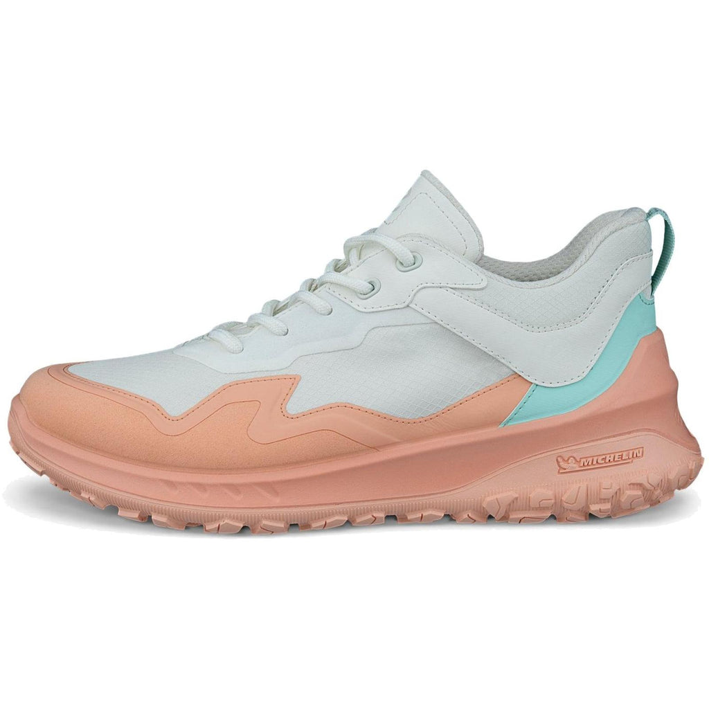 Dusty Peach/White/Emerald
