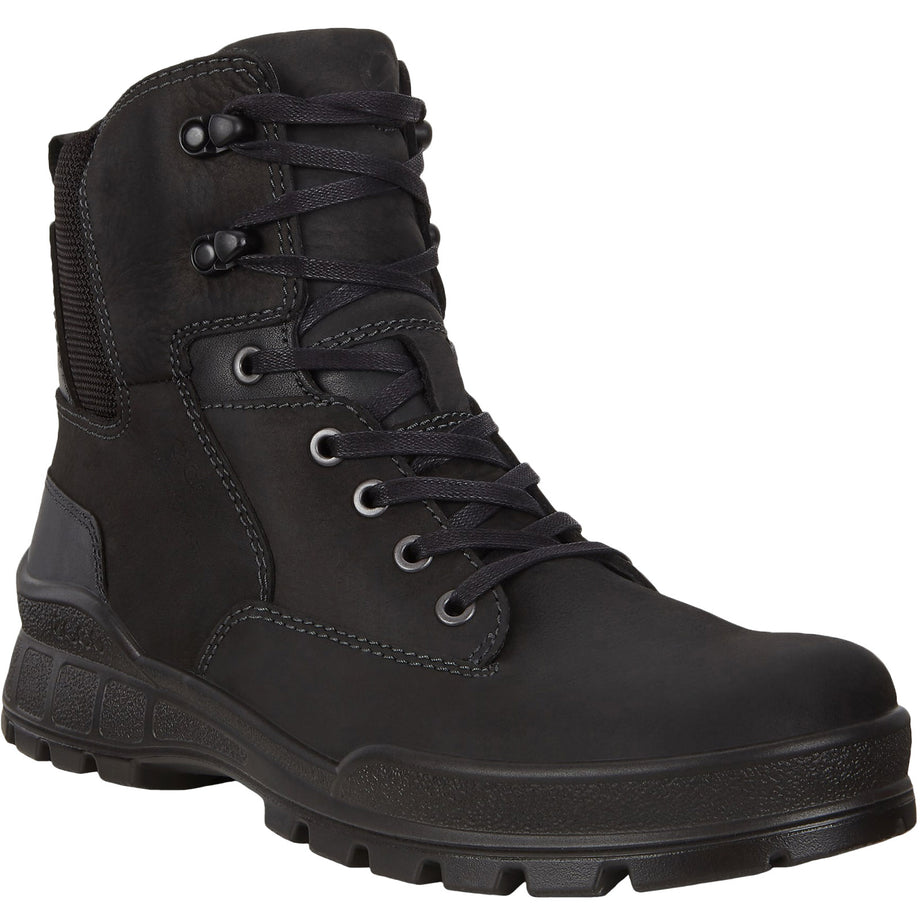 ECCO Mens Track 25 Mid Rise Leather Boots Black – Avenue 85