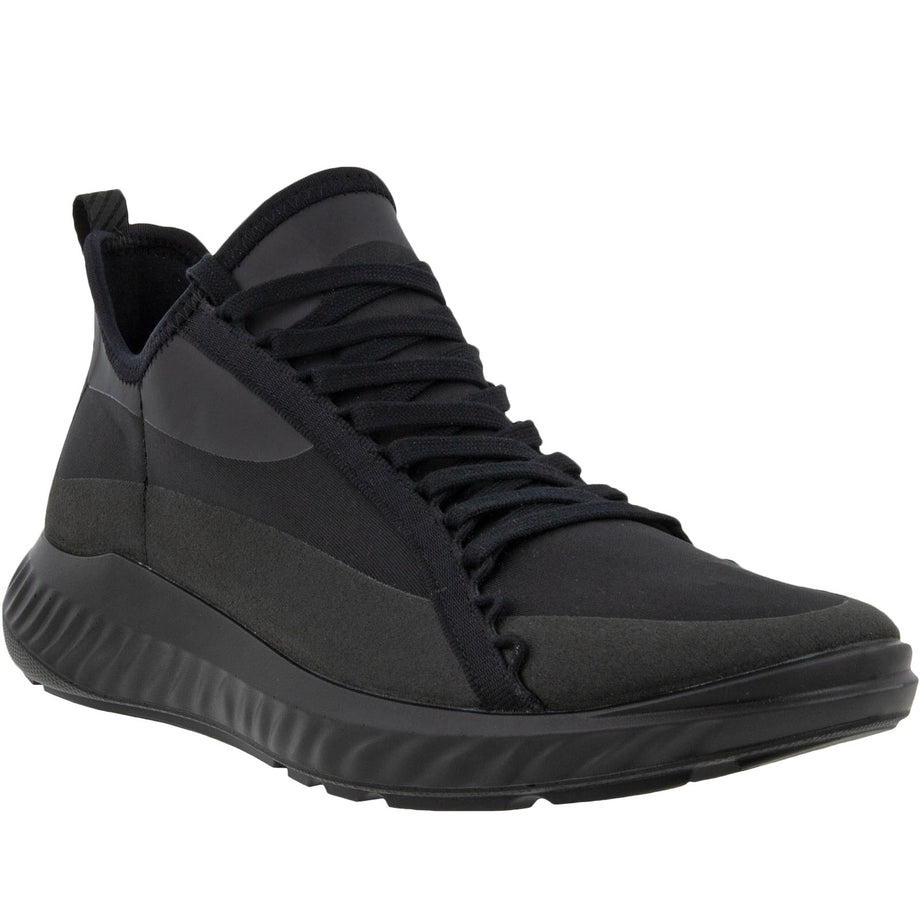 ECCO Mens ATH1-1FM Low Slip On Trainers Black – Avenue 85