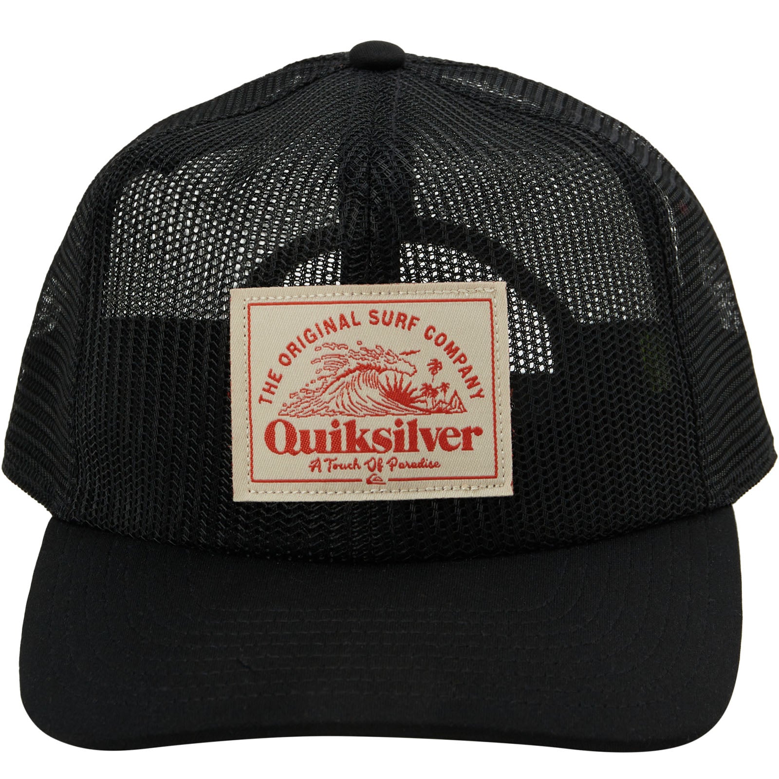 Quiksilver Mens Meshed Up Trucker Baseball Cap Anthracite