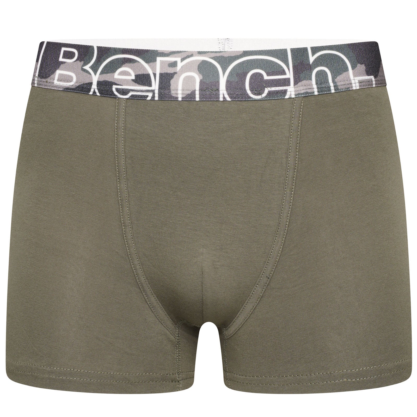 Bench Mens Arkle 3 Pack Logo Waistband Boxer Shorts