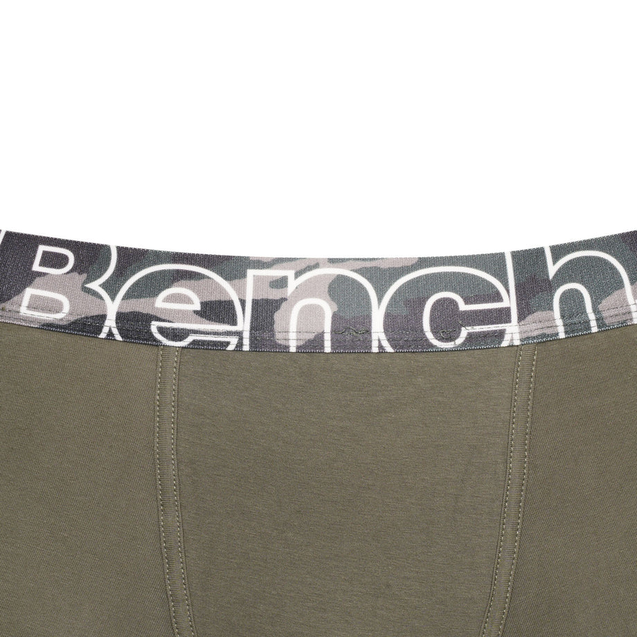 Bench Mens Rosen 3 Pack Elasticated Underwear Boxers Boxer Shorts - Blue  Multi