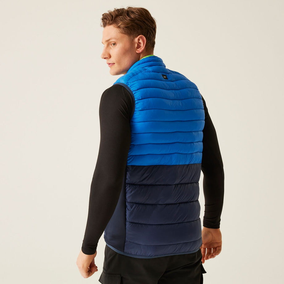 Regatta Leedre Hybrid Gilet Uomo – Imbottito, Idrorepellente, Isolamento Sintetico Riciclato, Tessuto Leggero Con Pannelli Extol Stretch