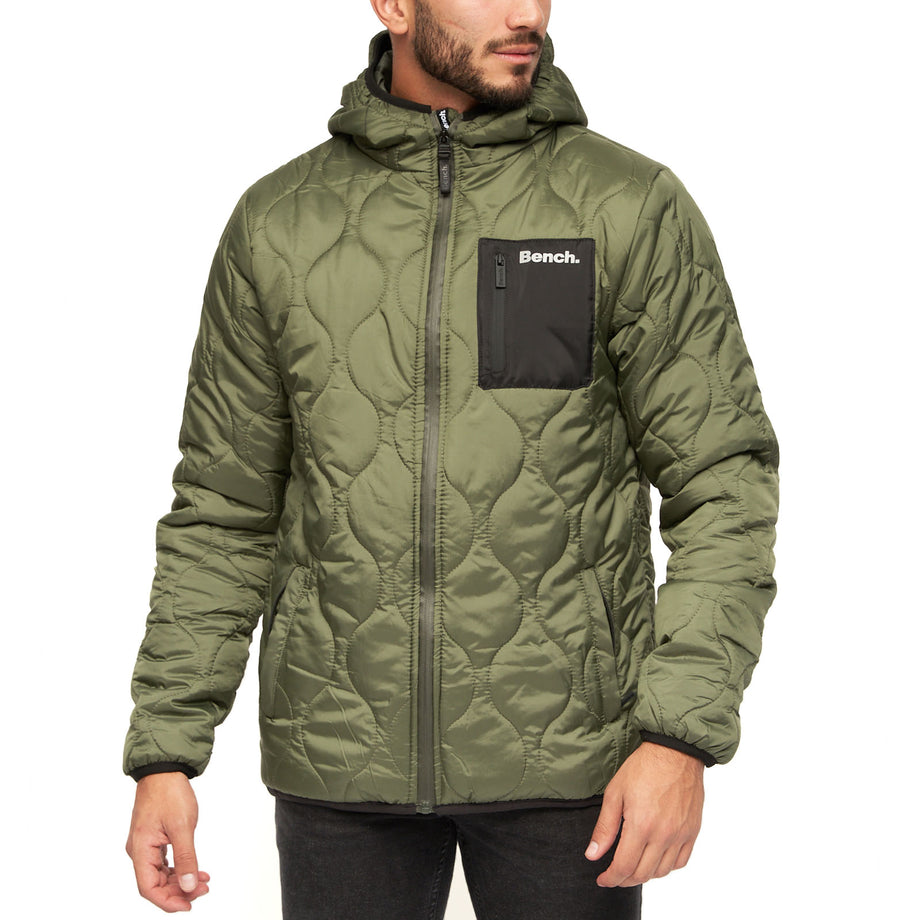 Bench Mens Scall Zip Through Hooded Jacket Avenue 85