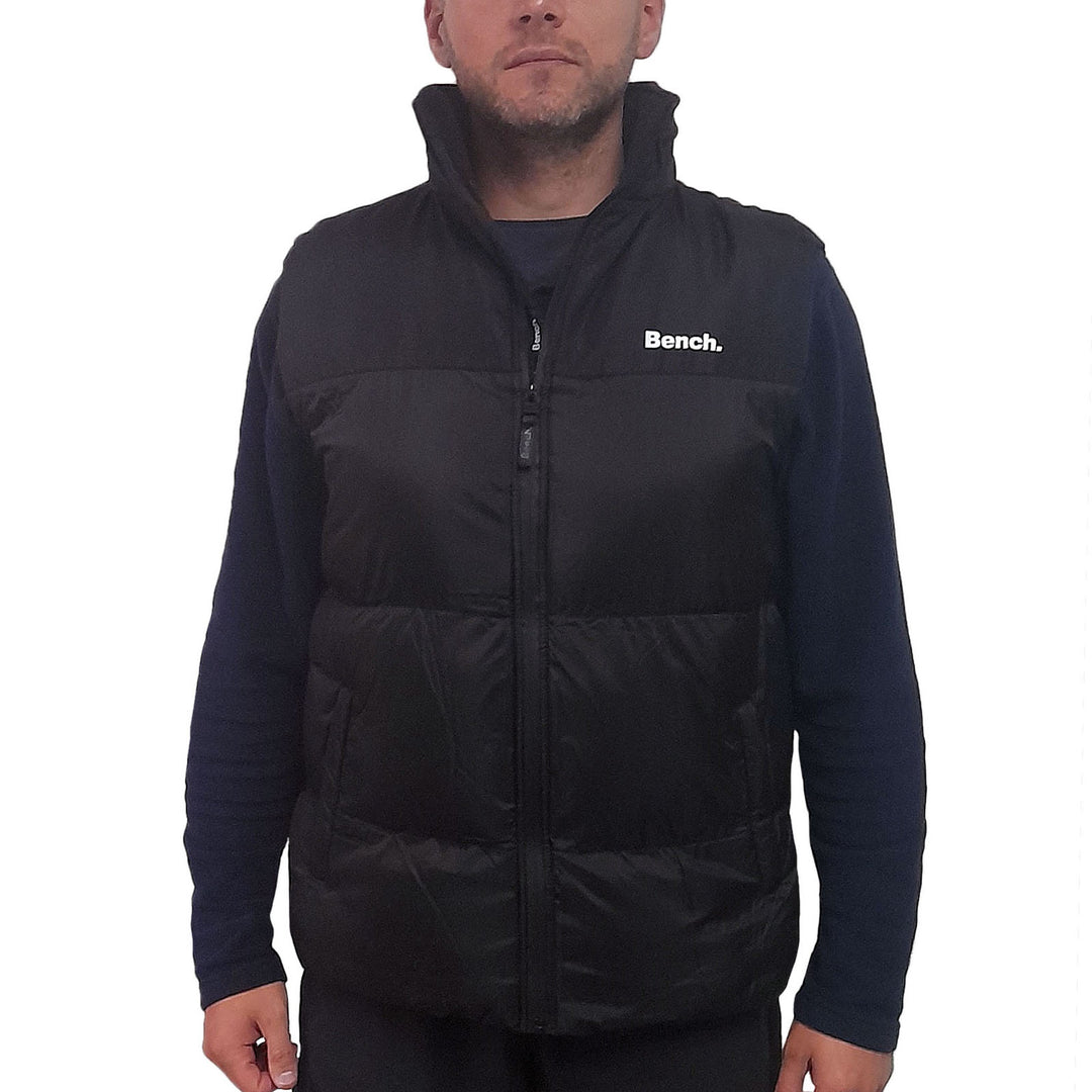 Bench Mens Marshy Padded Sleeveless Puffer Gilet Black – Avenue 85