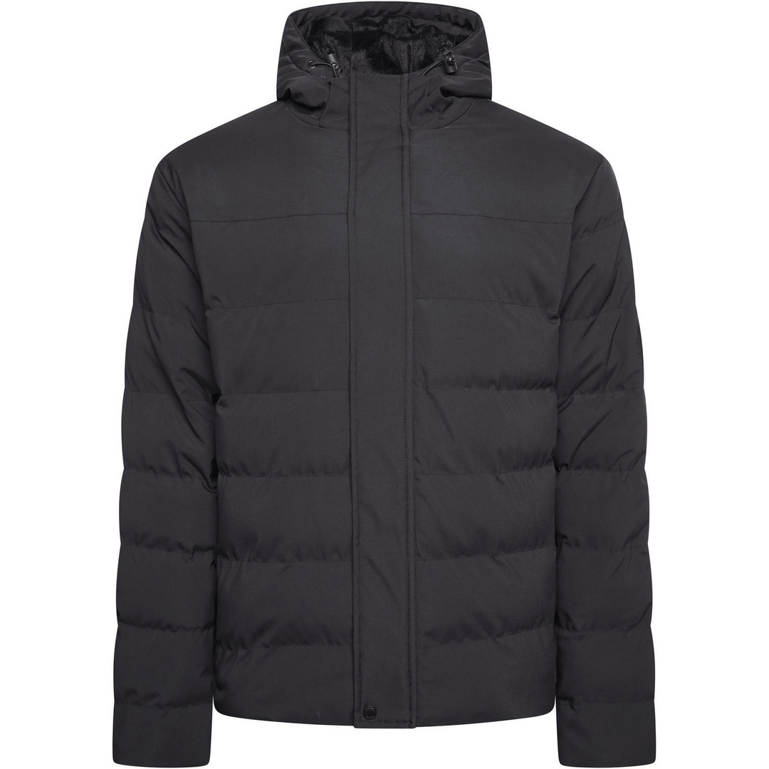 PADDED NYLON BENCH COAT (BLACK/BLACK) PADDED NYLON BENCH COAT