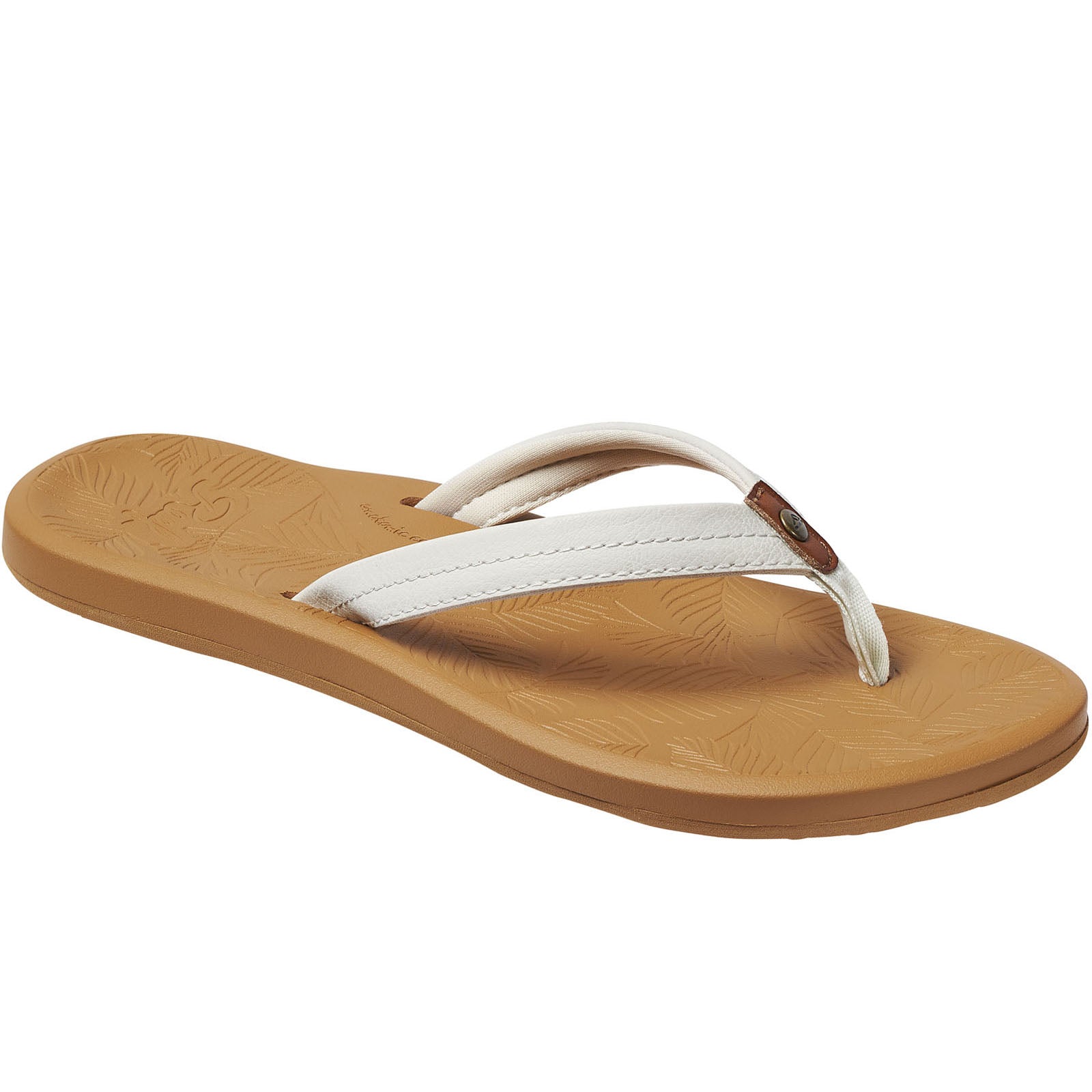 Leather reef flip sales flops womens