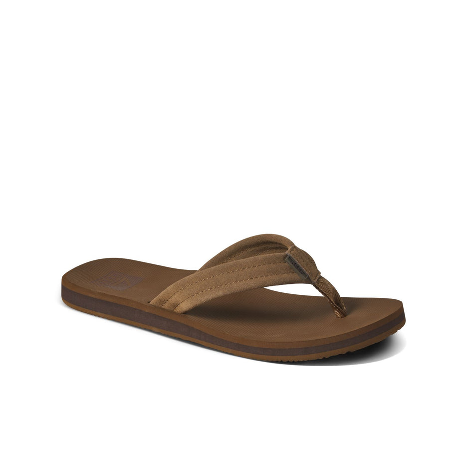 Reef Mens The Groundswell Suede Leather Flip Flops Avenue 85