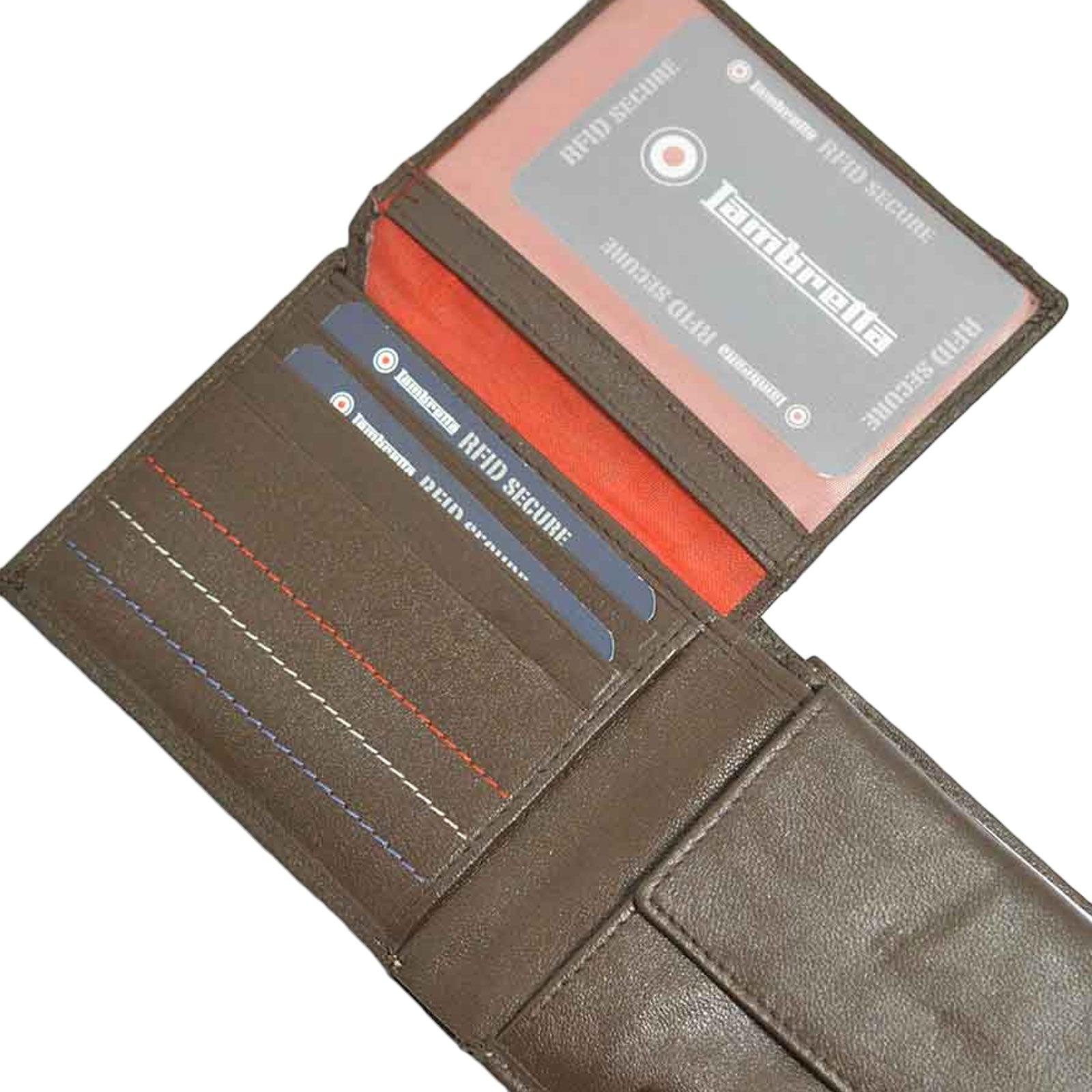 Genuine Leather Men's Billfold Wallet RFID Blocking Multi-card Holder Coin Purse Genuine Leather Men's Billfold Wallet RFID Blocking Multi-card Holder Coin Purse