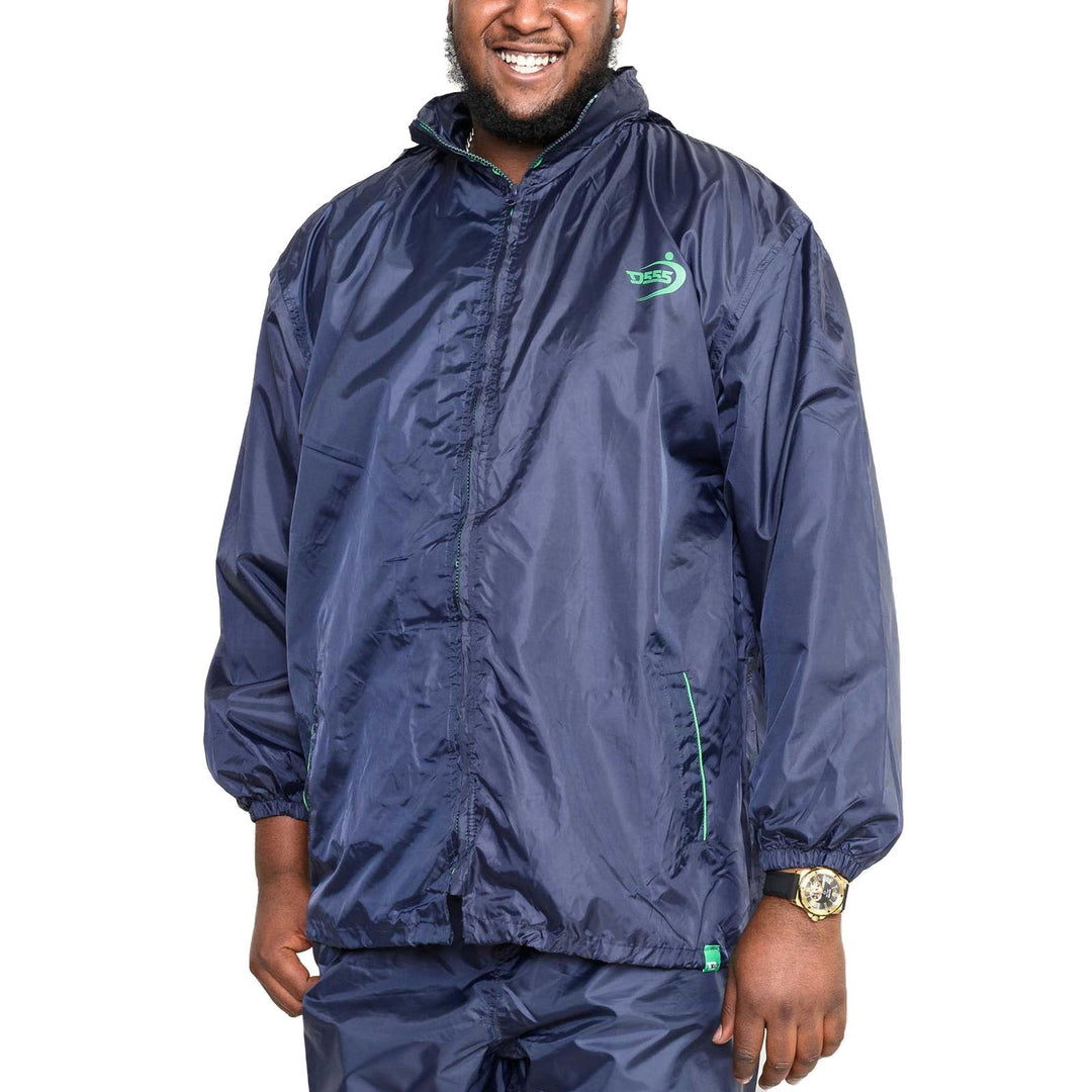 D555 Mens Zac Big Tall Packaway Waterproof Rain Jacket – Avenue 85