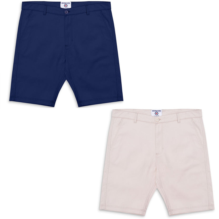 Lambretta Mens Chinos Chino Shorts Avenue 85