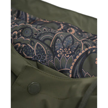Lambretta Mens Waterproof Paisley Lined Parka Khaki – Avenue 85