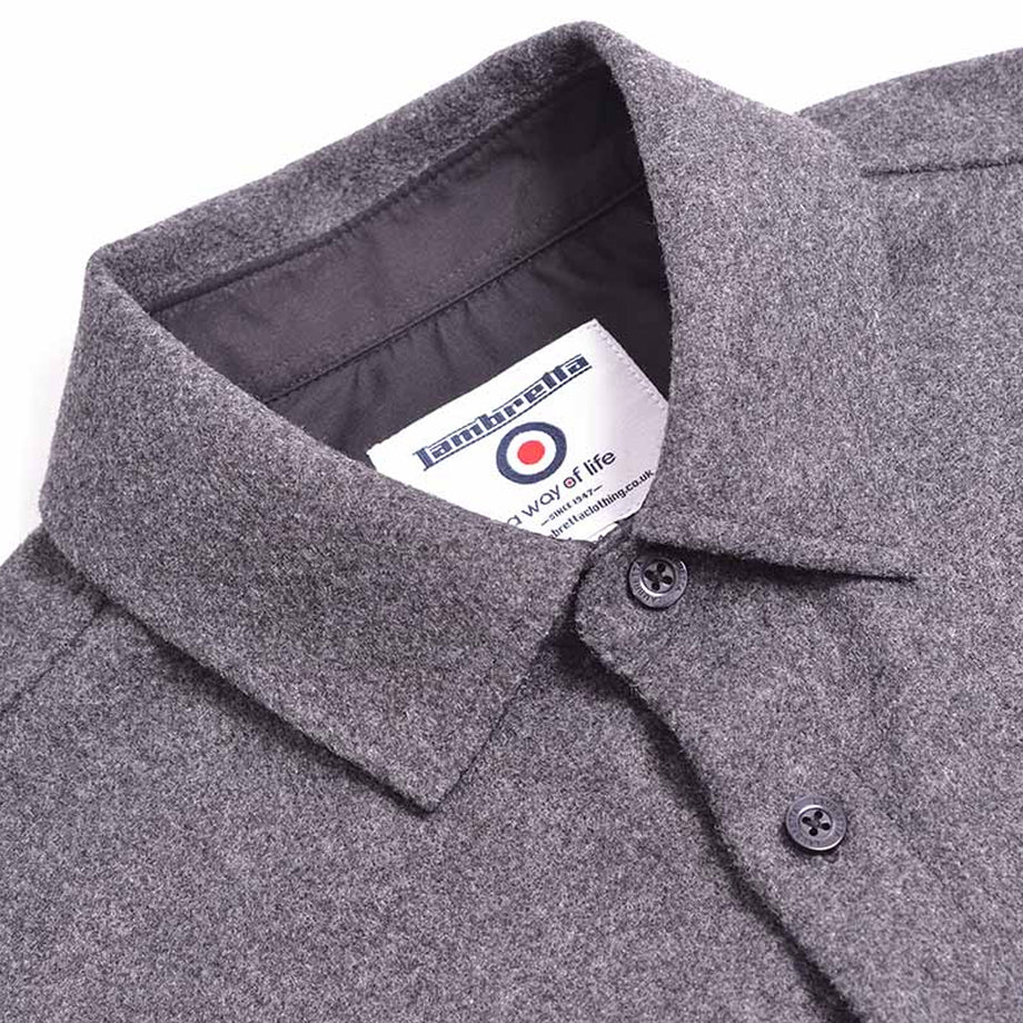 Lambretta Tonal Paisley Uomo Camicia a maniche lunghe RWIS1383