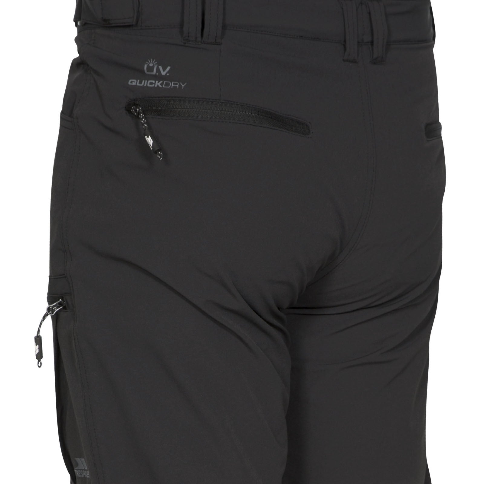 Trespass Mens Tuned Quick Dry Cargo Trousers Black – Avenue 85